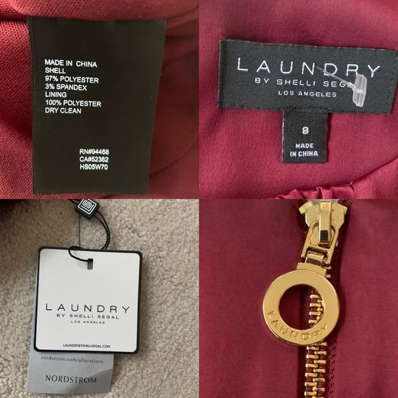 Nwt LAUNDRY by Shelli Segal tiered sleeveless  shift dress, 8 - Picture 5 of 15